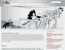Tablet Screenshot of cwcenergyservices.com